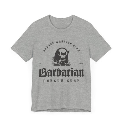 Black Logo Classic Barbarian Logo Tee