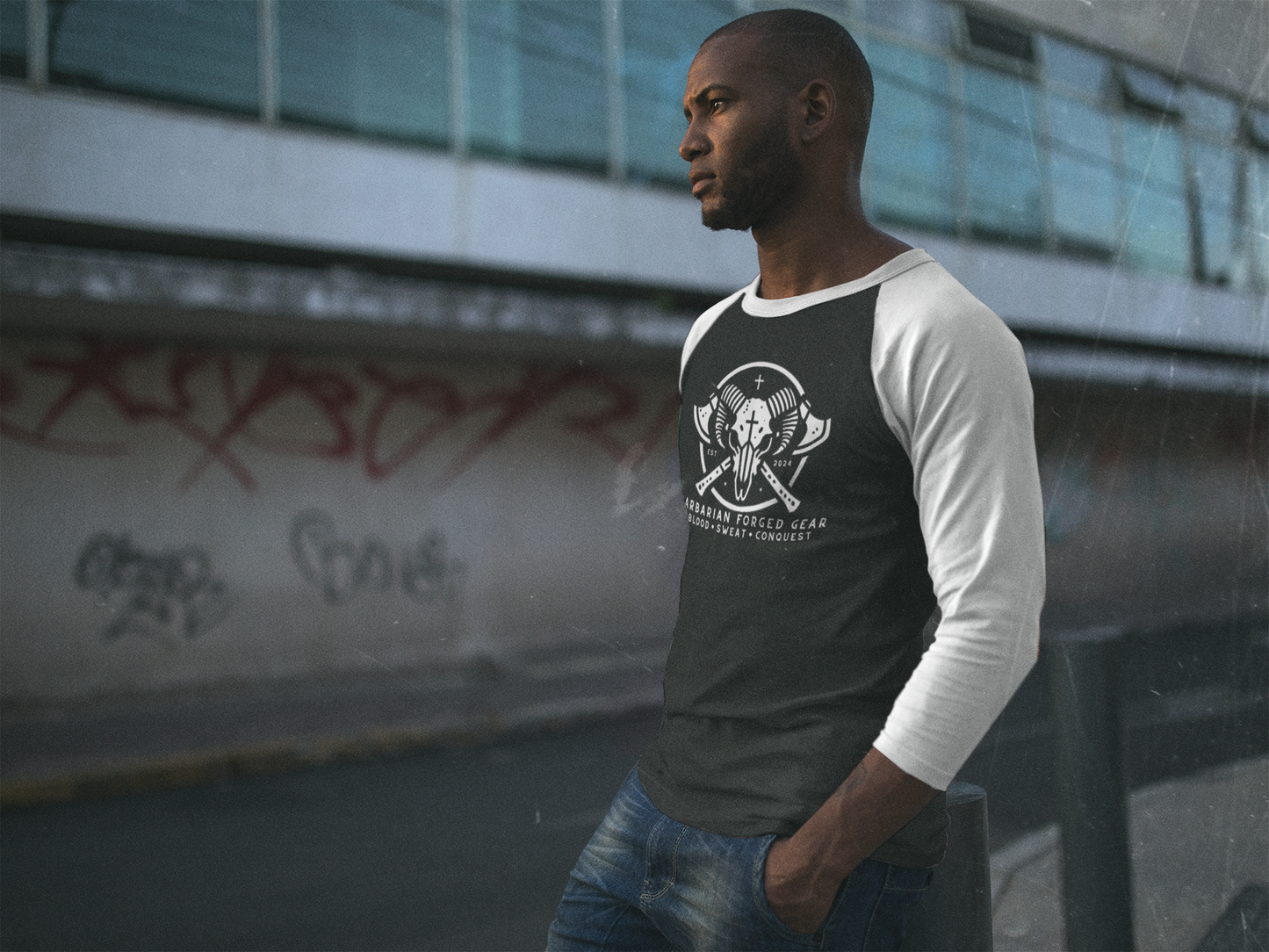 Forged Warrior Logo Baseball Tee